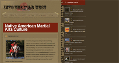 Desktop Screenshot of intothewildwest.com